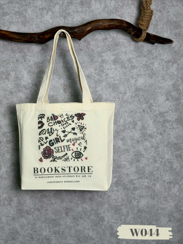 厚磅磁扣帆布袋 W044