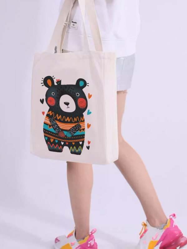 厚磅磁扣帆布袋 W115